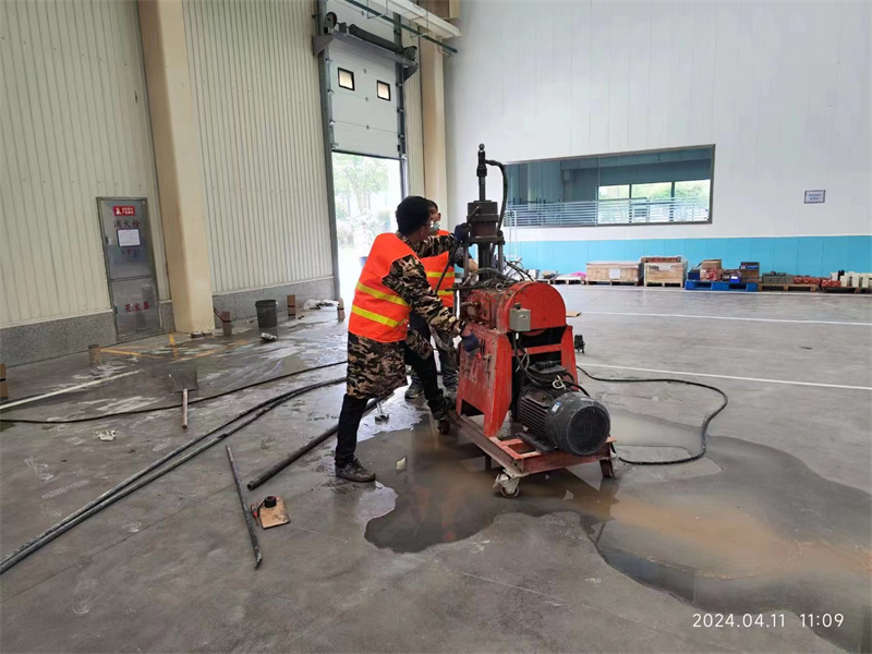 索县厂房地面下沉塌陷注浆加固施工